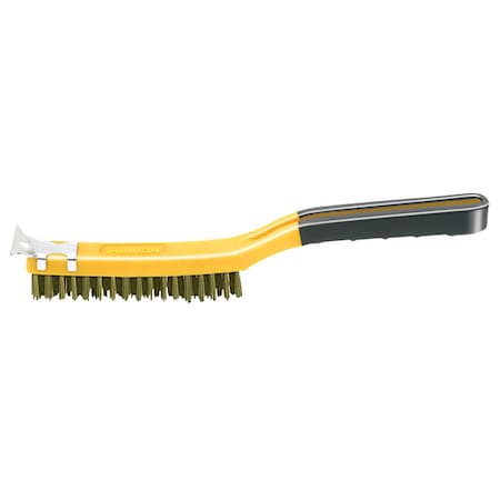 Allway Allway 14 in. L Brass Wire Brush with Scraper SB319/BB